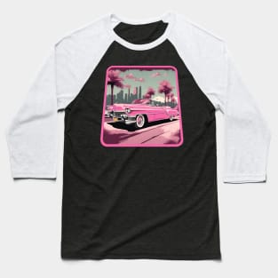 Pink Cadillac Baseball T-Shirt